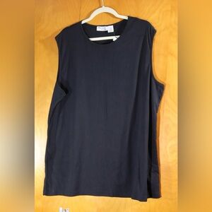 Allison Lane black vest, size 3X
